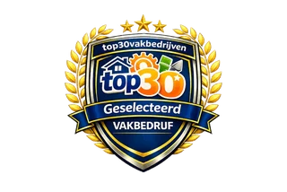 Keurmerk Erkend Top 30 Vakbedrijf van top30vakbedrijven.nl